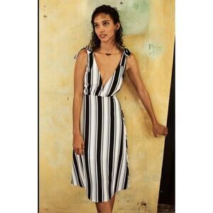 Ali & Jay Midi Salsa Conmigo Striped Dress